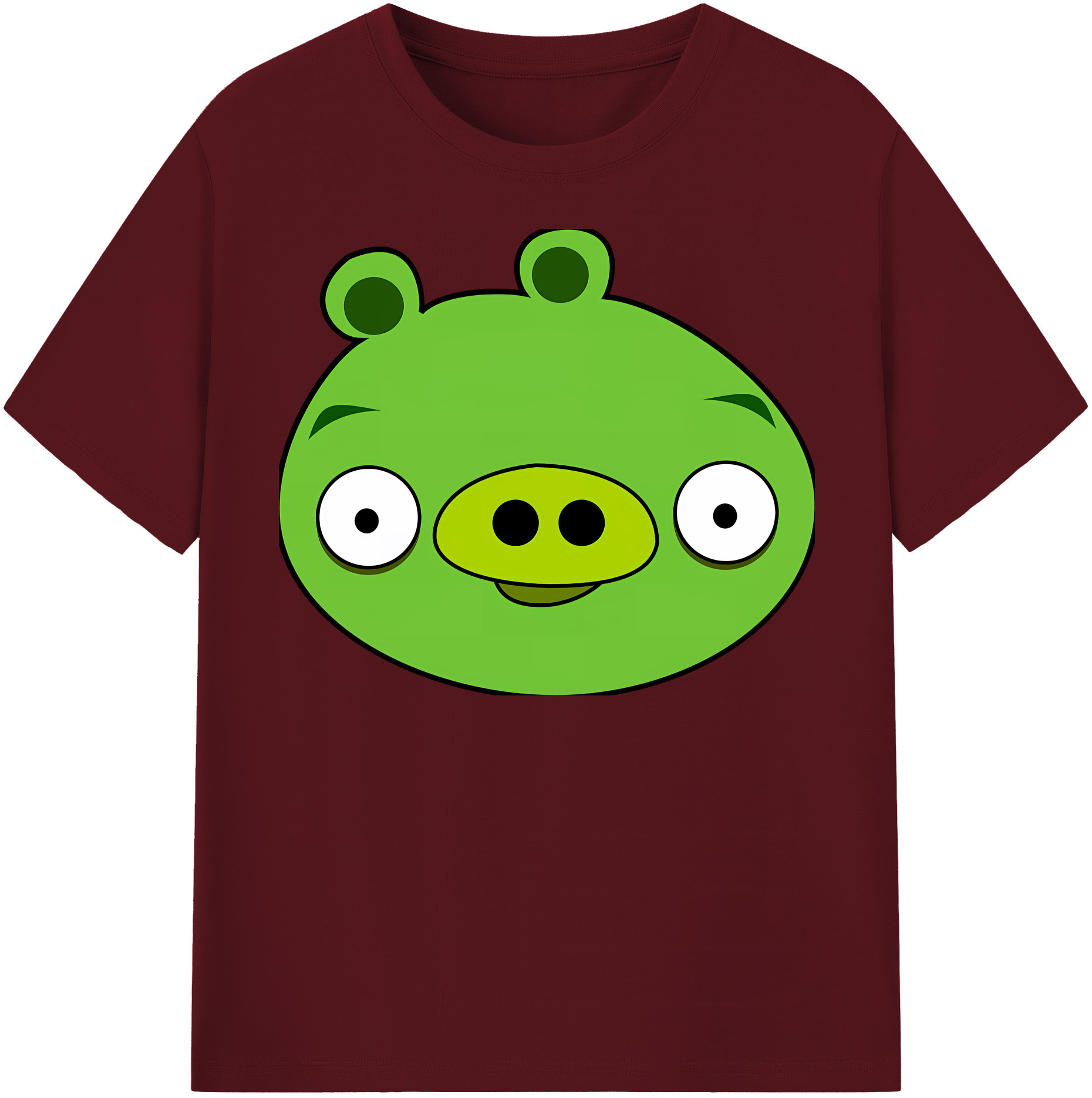 （画像用） Angry Birds アングリーバード 綿100％半袖Tシャツ（フロントプリント）
